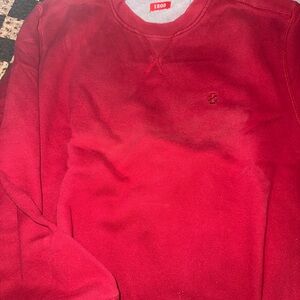 IZOD Men's Vibrant Red Crewneck Sweater